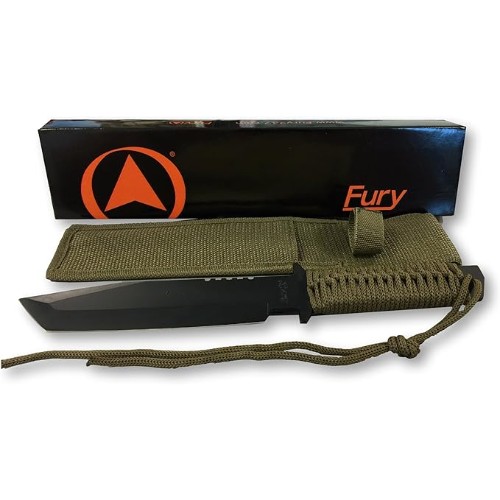 Fury-Glacier-Bay-Black-Tanto-Fixed-Blade-Knife-with-Paracord-Wrapped-Handle